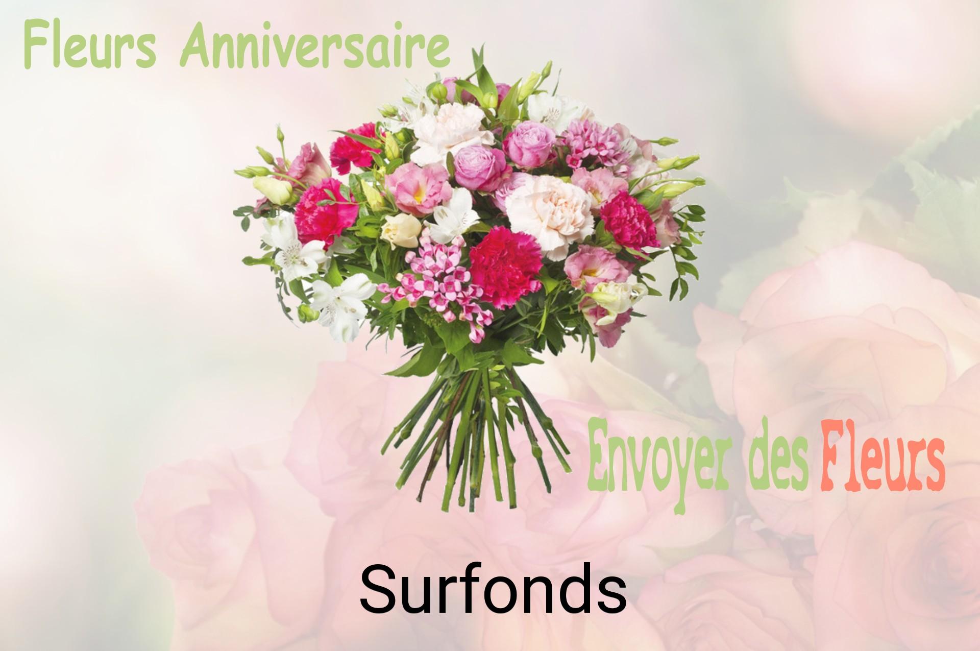 Bouquet de fleurs d’anniversaire livré à Surfonds